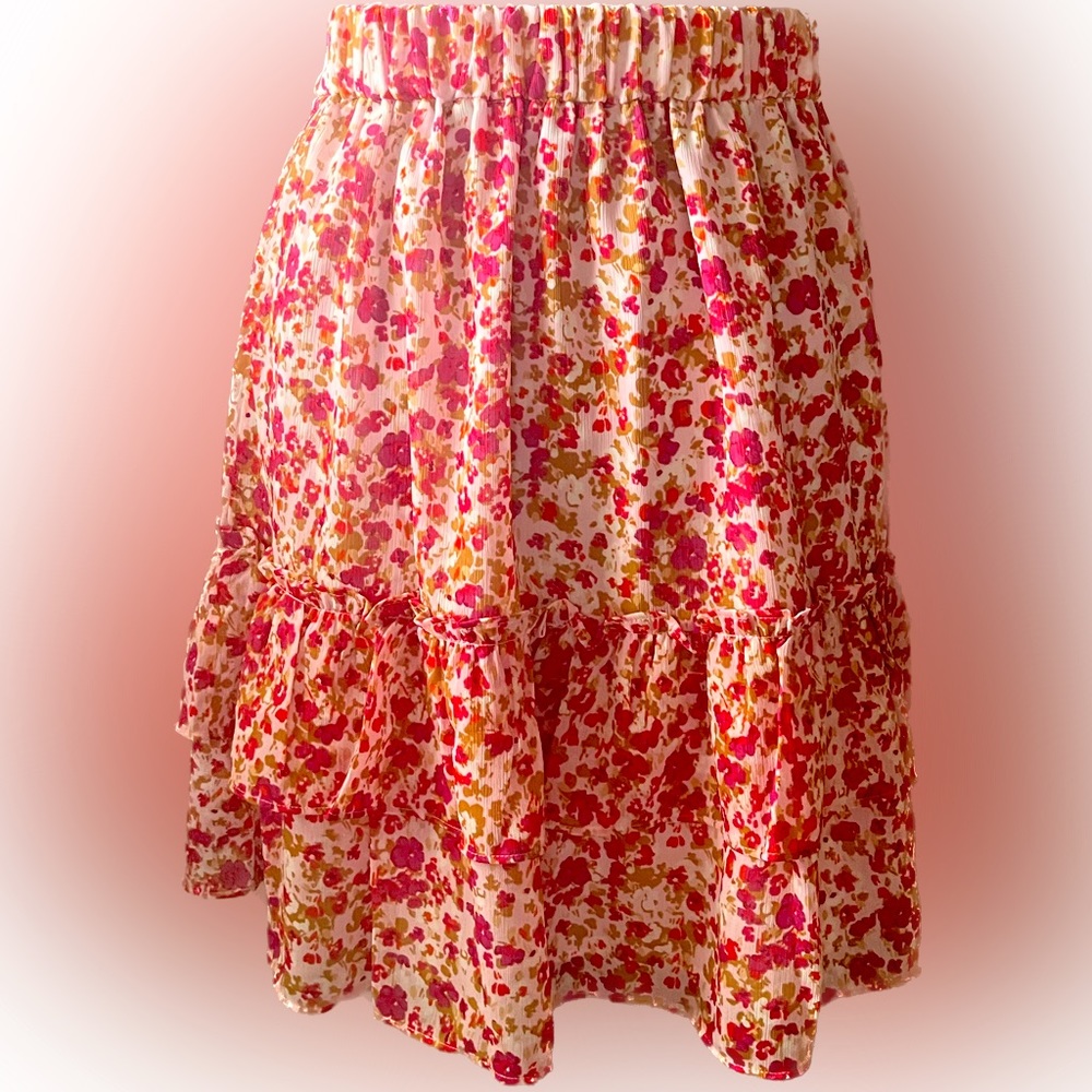 J.Crew Factory Mini Ruffled Pull-On Skirt Size XXS